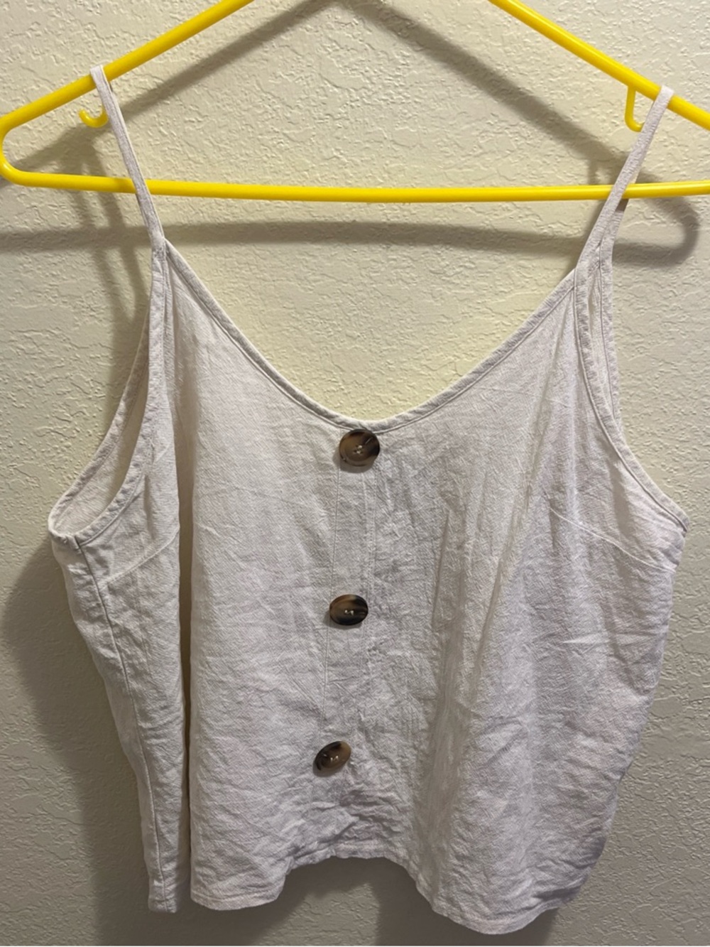 Shein Shirt Collection Womens White Button-Front 
Gray Tank Top
Black Crop Top